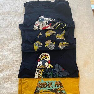 Bundle Lot of 4 GAP Size 8 Medium Cotton Graphic T-Shirts
